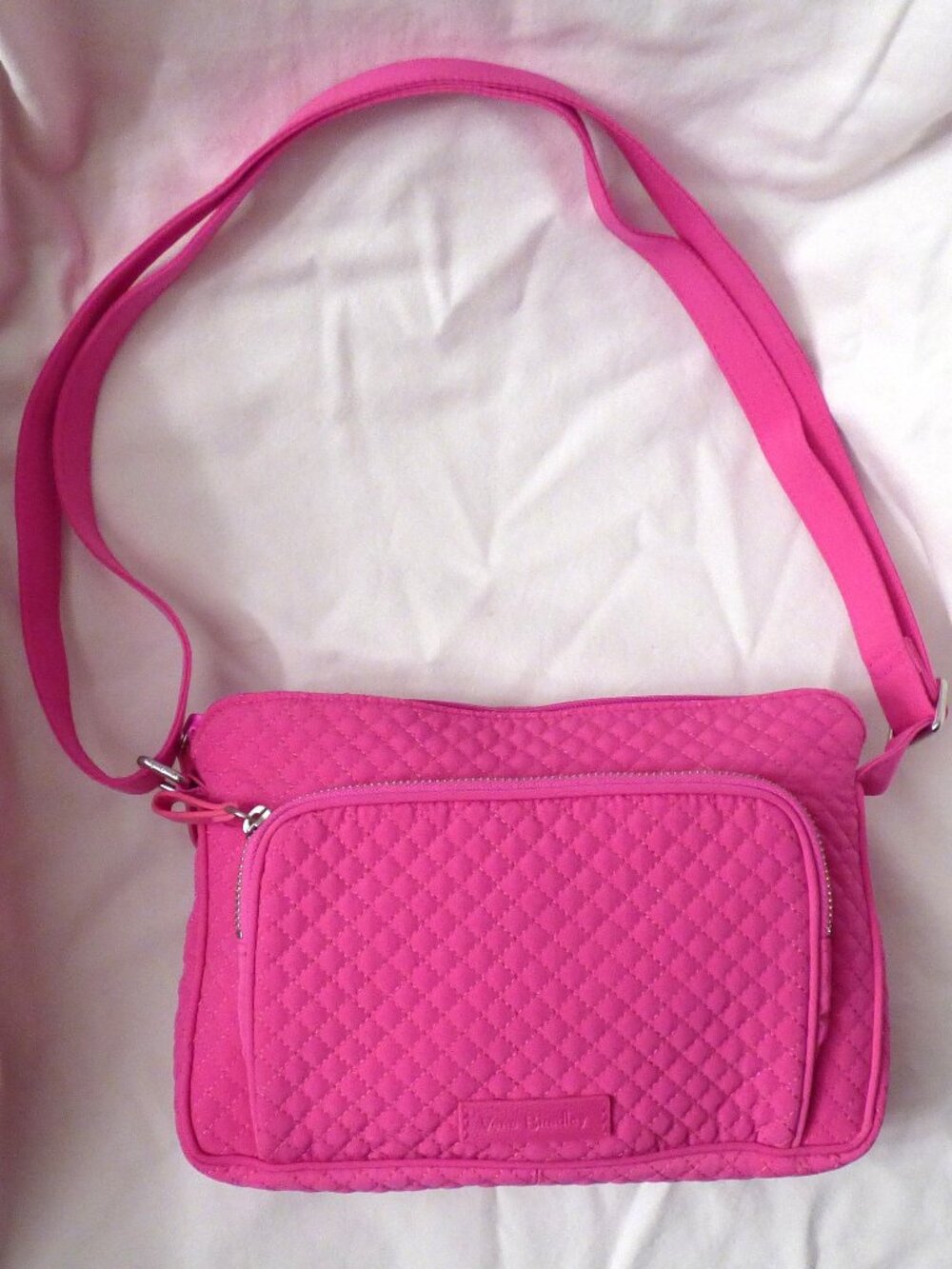 Vera Bradley Little Hipster Hot Pink Crossbody Bag